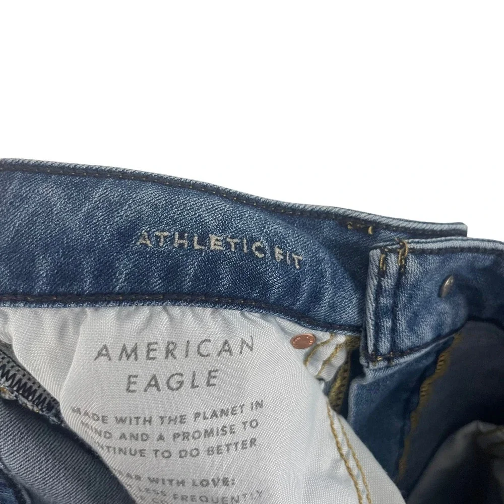 American‎ Eagle Men's Size 26 X 30 Airflex + Temp Tech Light Wash Slim Jeans